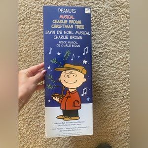 Peanuts musical Charlie Brown Christmas Tree in box